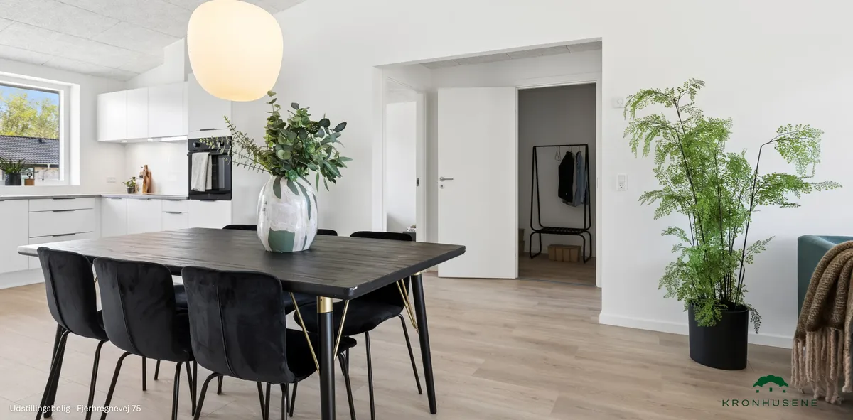 3-vær. rækkehus på 75 m² - Odense NV - Billede 2