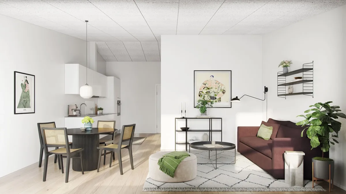 2-vær. rækkehus på 67 m² - Støvring - Billede 1
