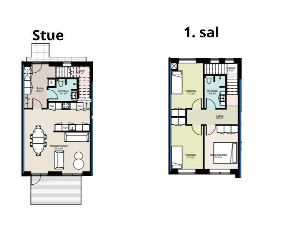 4-vær. rækkehus på 120 m² - Viborg - Billede 9