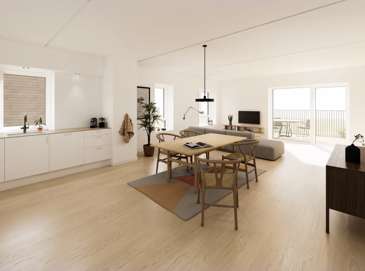 3-vær. lejlighed på 106 m² - Hedensted - Billede 2