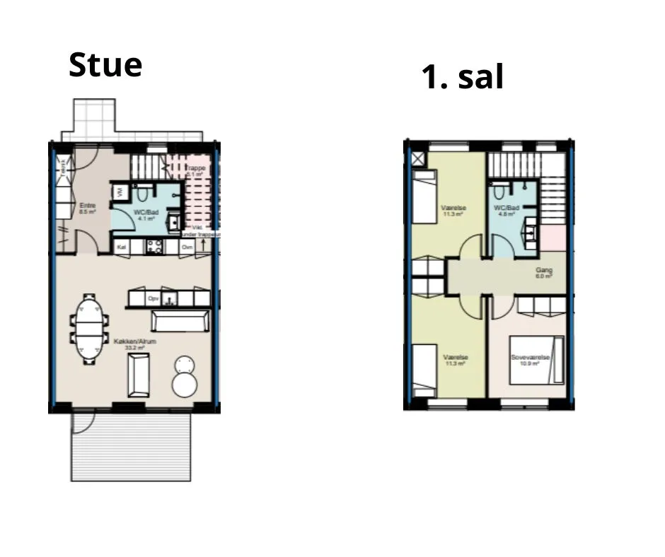 4-room terraced house, 120 m² - Viborg - Photo 9