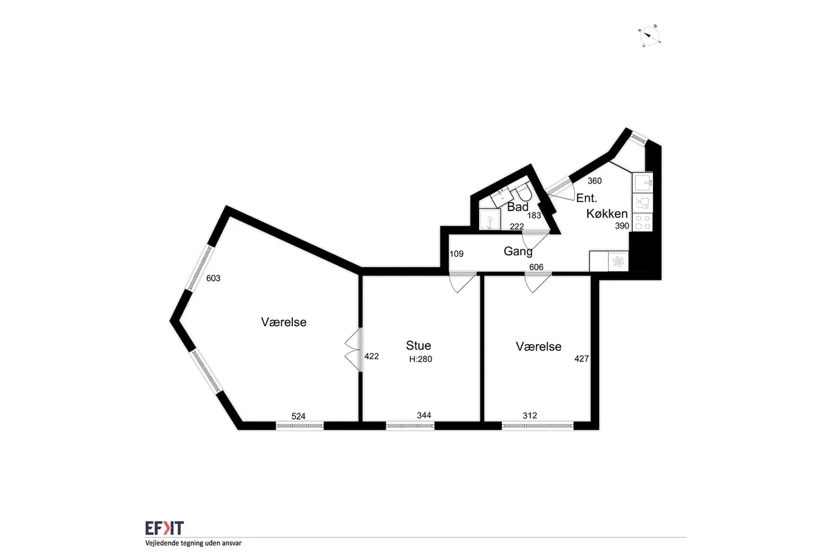 3-vær. lejlighed på 90 m² - København Ø - Billede 19