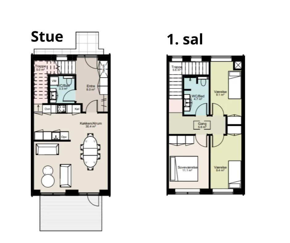 4-room terraced house, 110 m² - Viborg - Photo 10