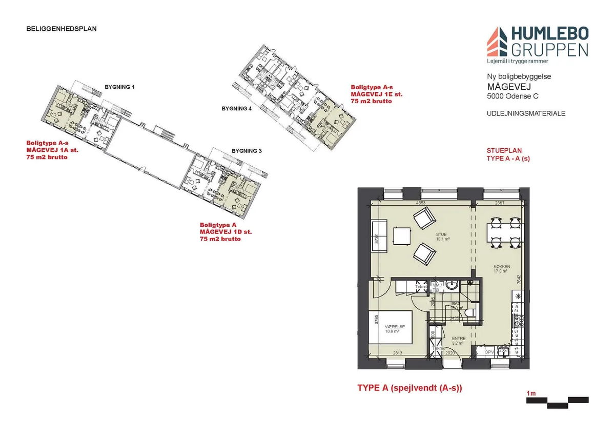 2-vær. lejlighed på 75 m² - Odense C - Billede 7