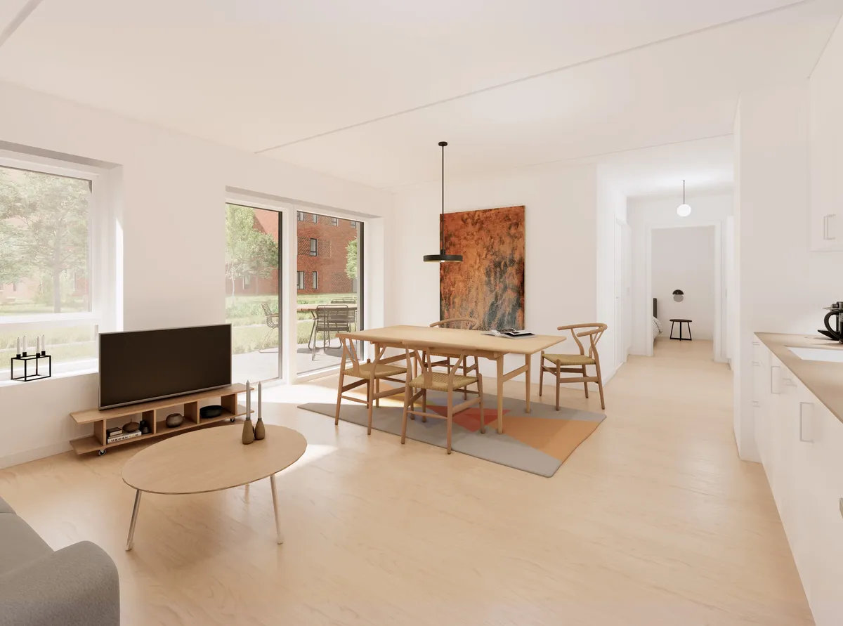 2-vær. lejlighed på 75 m² - Hedensted - Billede 1