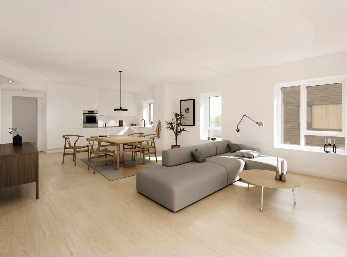3-vær. lejlighed på 106 m² - Hedensted - Billede 1