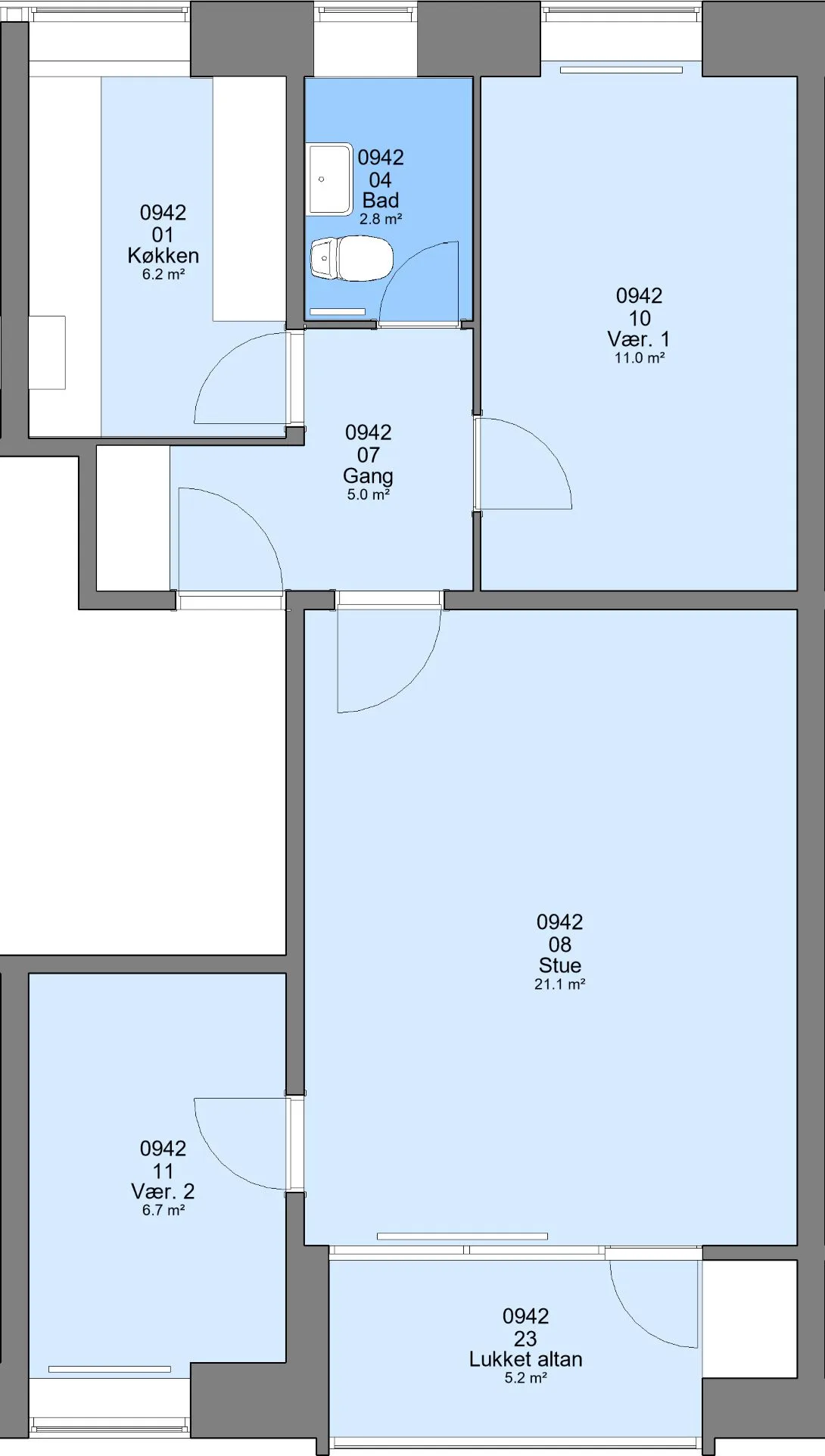 3-vær. lejlighed på 75 m² - Randers NØ - Billede 9