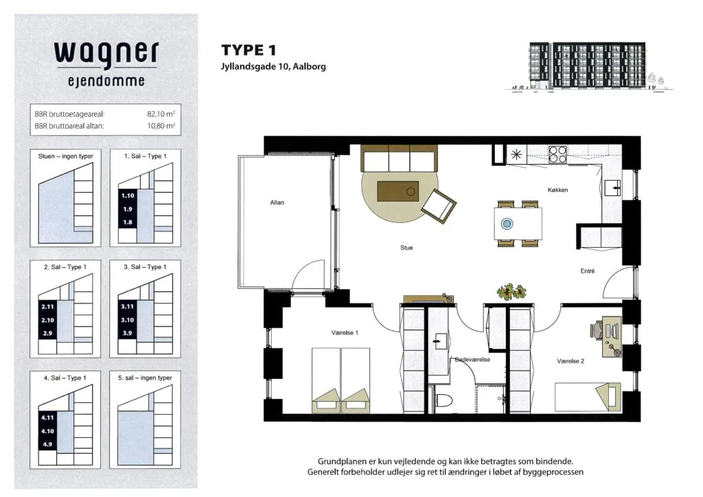 3-vær. lejlighed på 94 m² - Aalborg - Billede 22