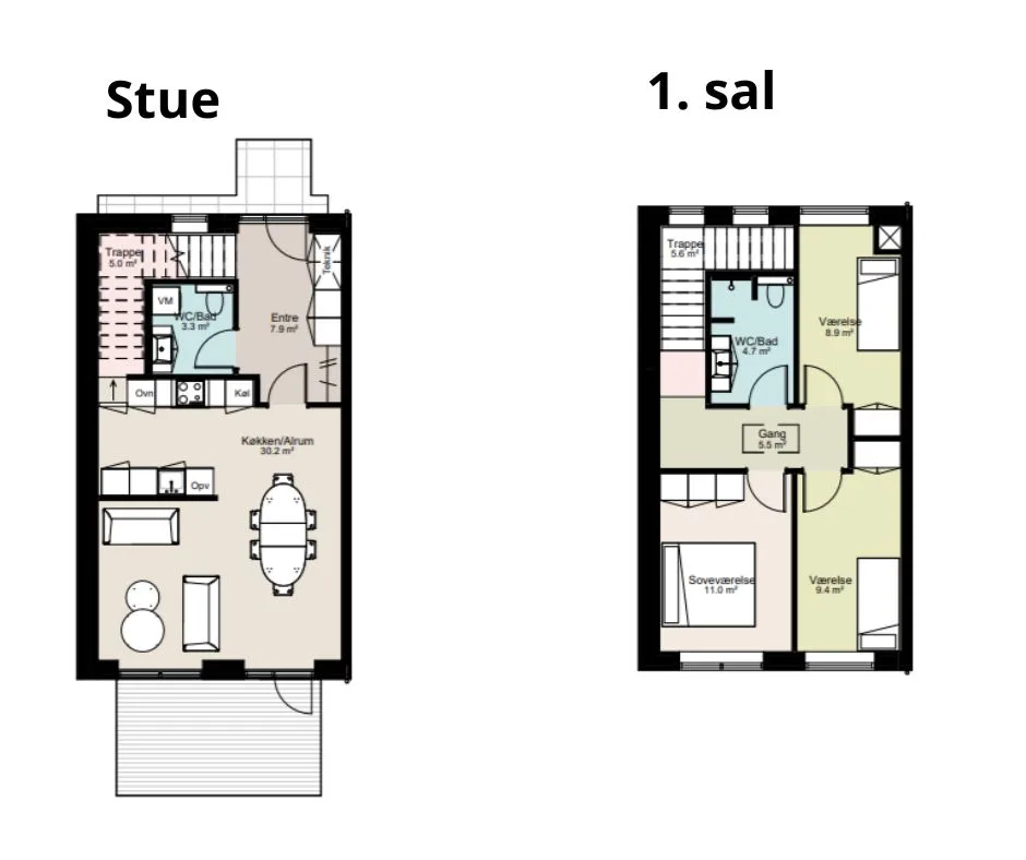 4-vær. rækkehus på 116 m² - Viborg - Billede 10