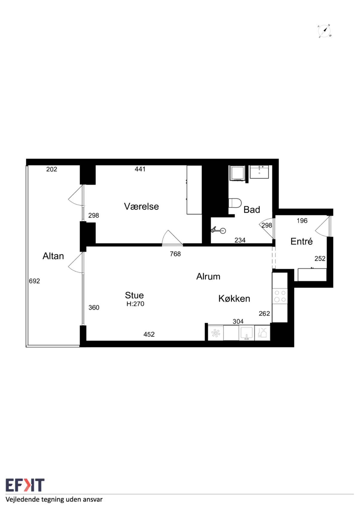 2-vær. lejlighed på 70 m² - København SV - Billede 21