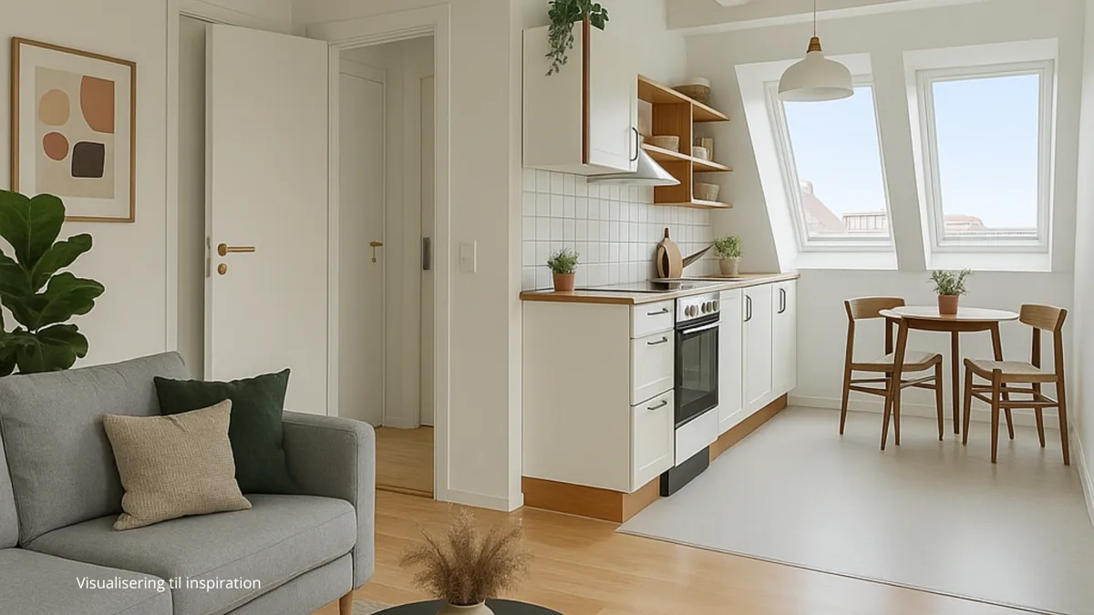 1-vær. lejlighed på 45 m² - Aalborg - Billede 1