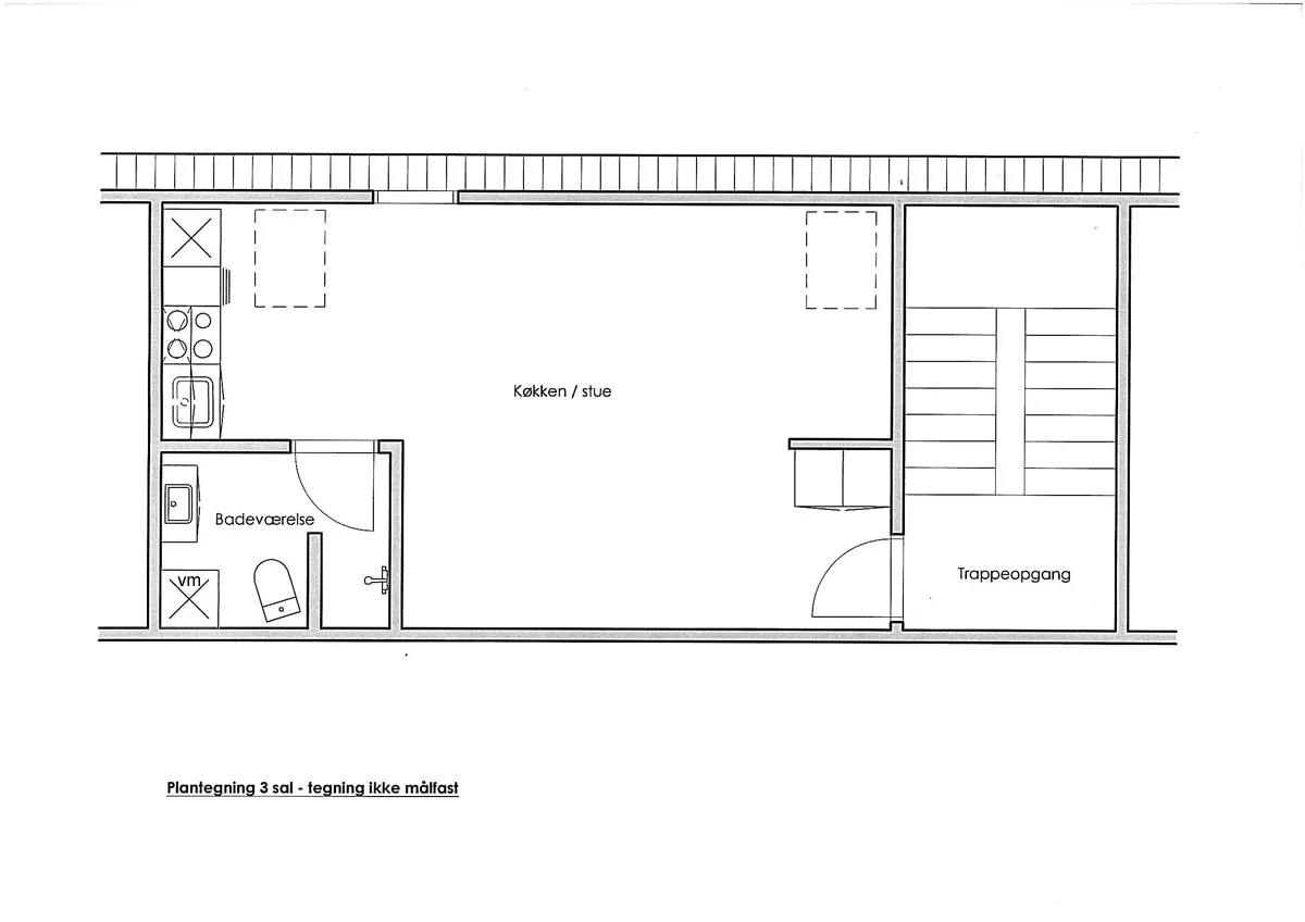 1-vær. lejlighed på 40 m² - Viborg - Billede 7
