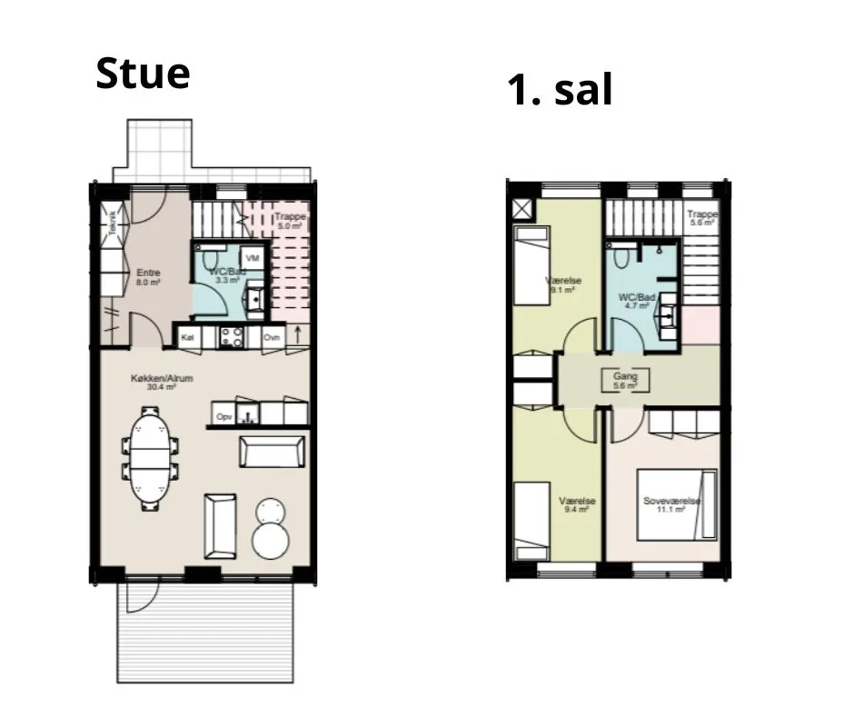 4-room terraced house, 110 m² - Viborg - Photo 10