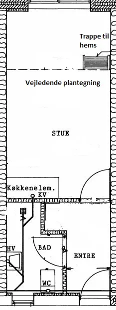 1-vær. lejlighed på 26 m² - Møldrup - Billede 10