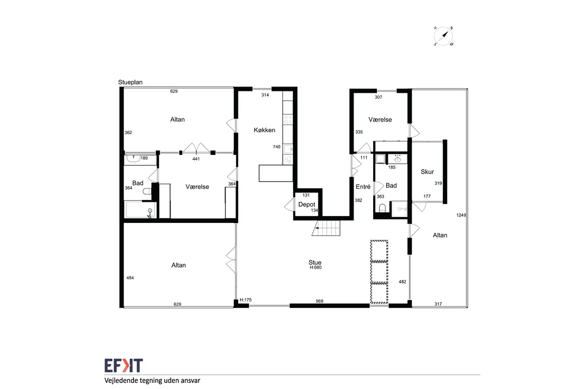 4-room apartment, 173 m² - København K - Photo 28