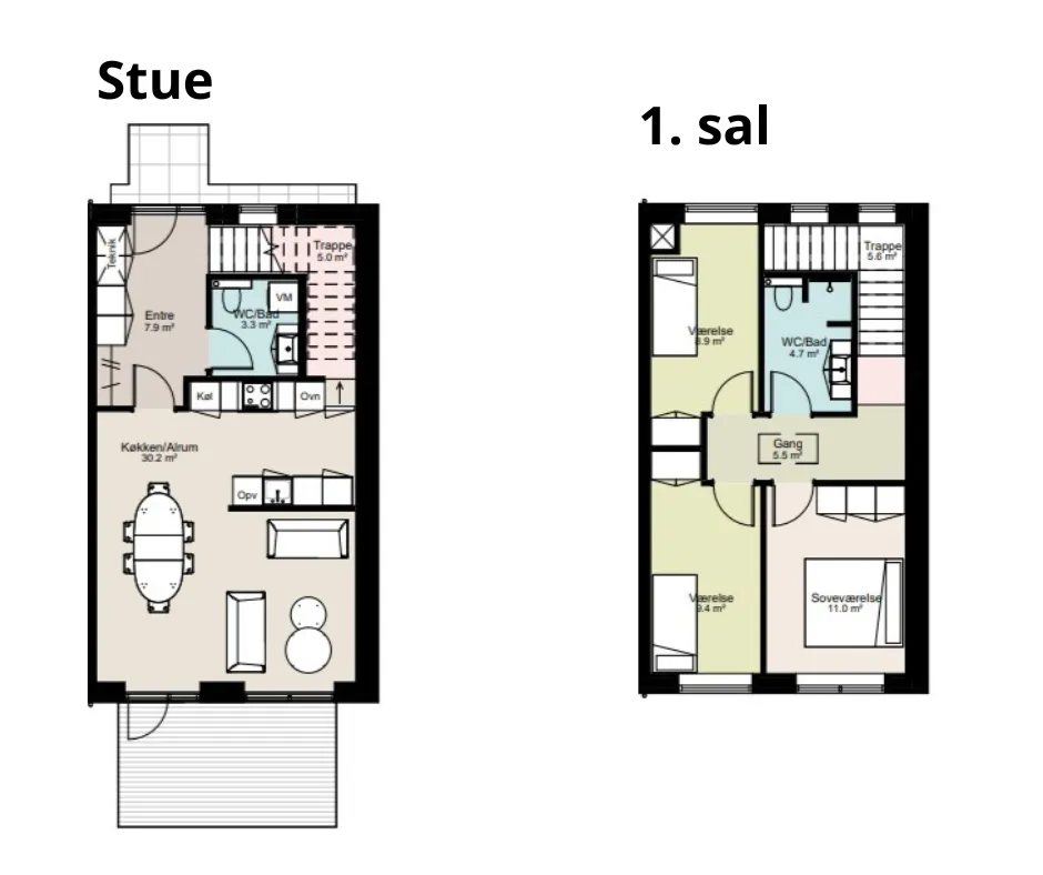 4-room terraced house, 110 m² - Viborg - Photo 10